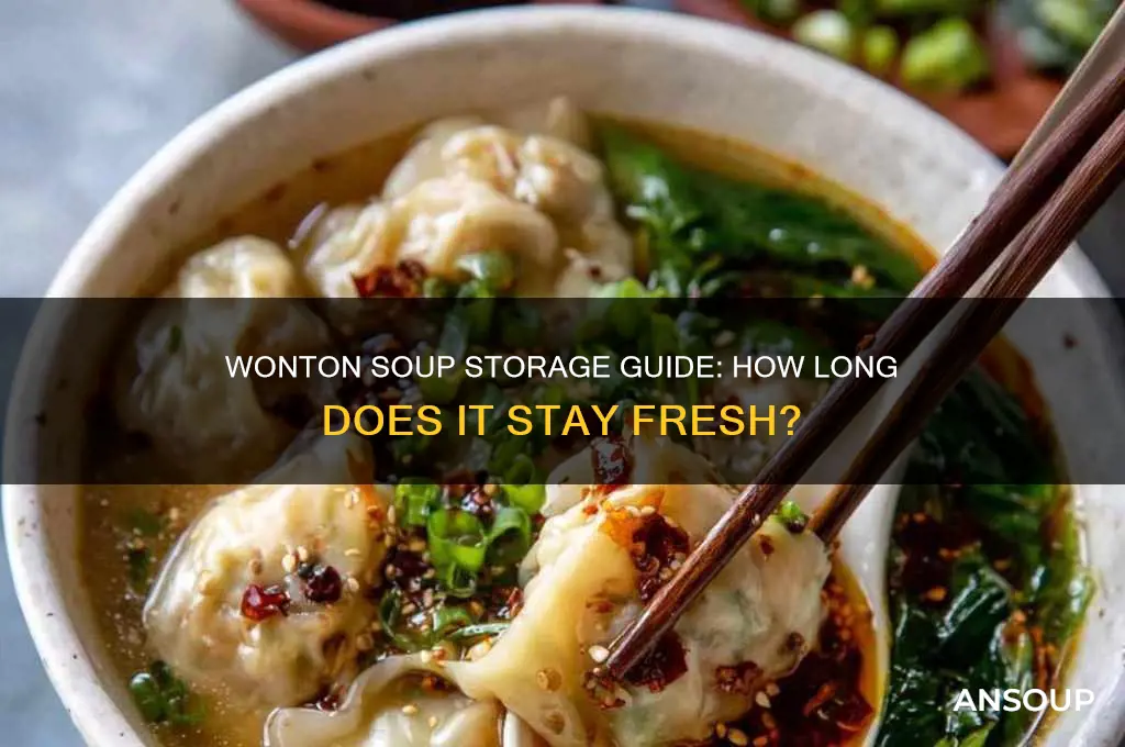 How Long Is Wonton Soup Good in the Fridge