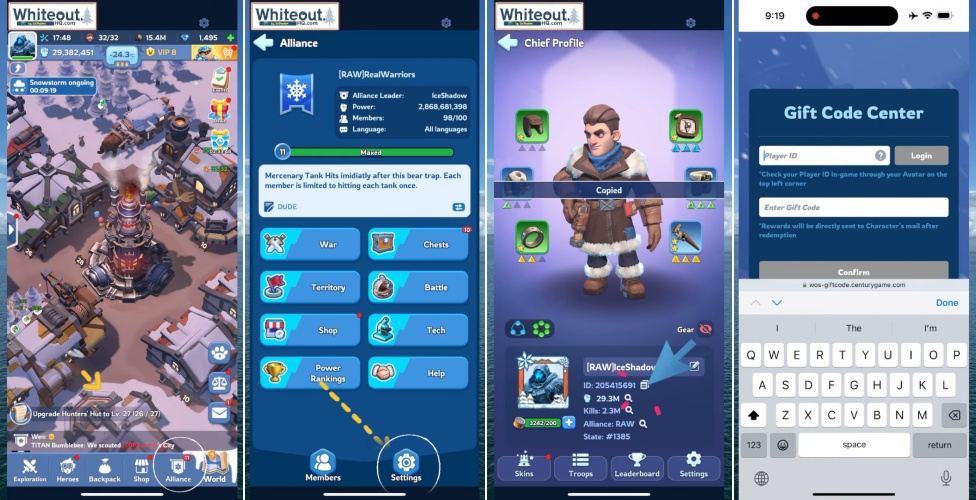 How to Use Gift Codes in Whiteout Survival