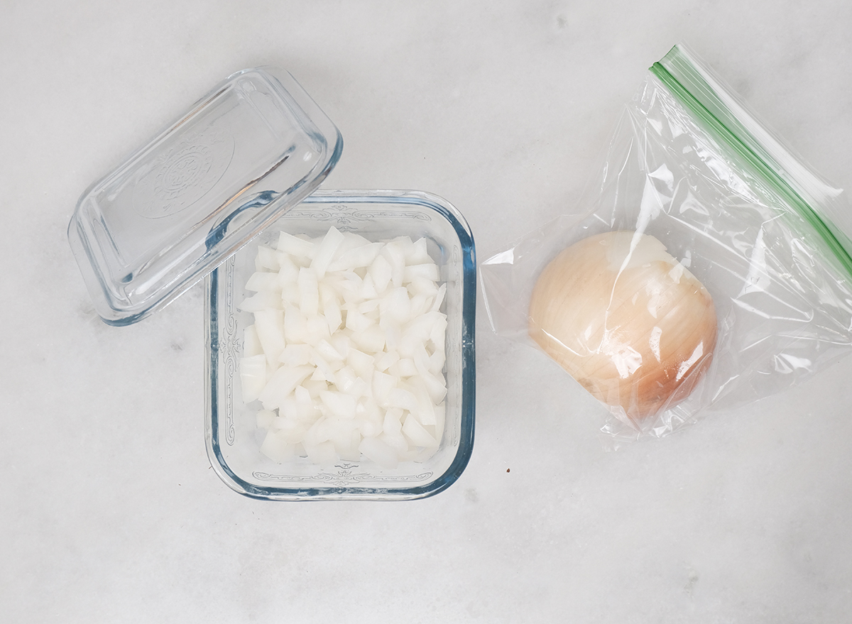 Best Way to Store Cut Onions