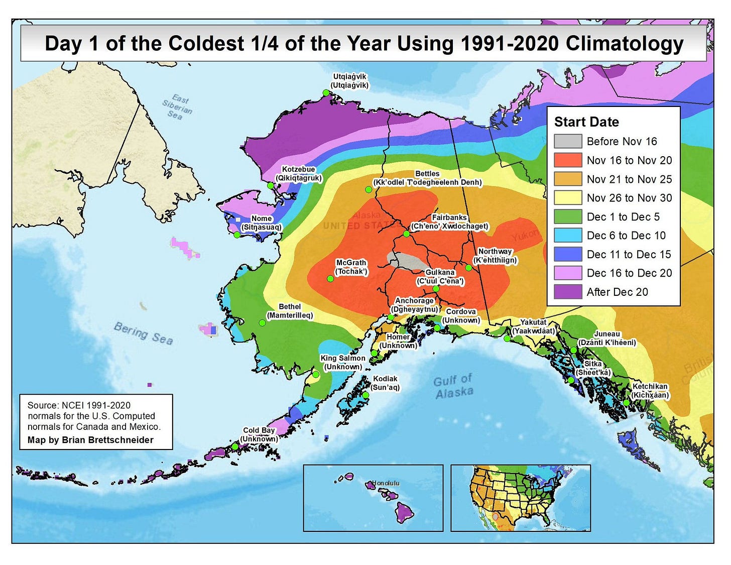When Does Winter Start in Alaska