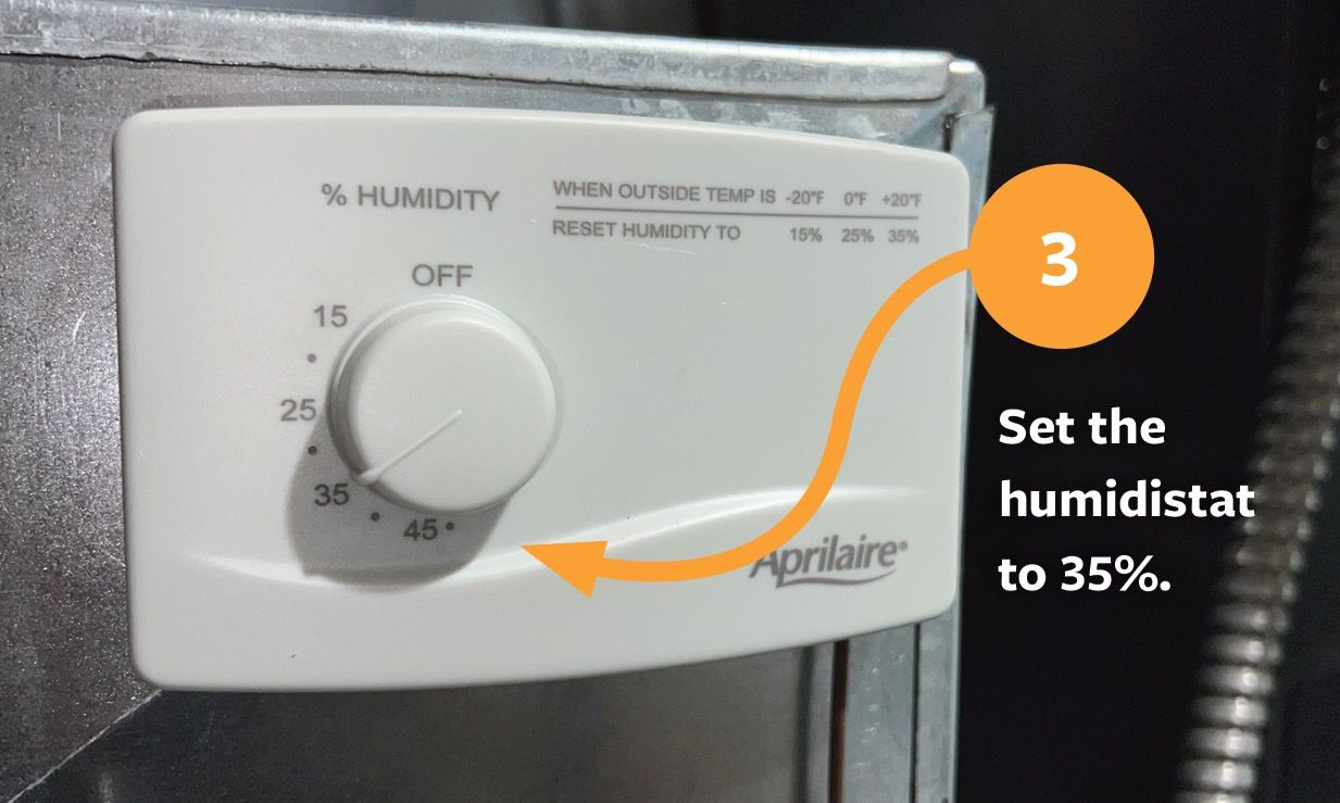 How to Set Aprilaire Humidifier in Winter