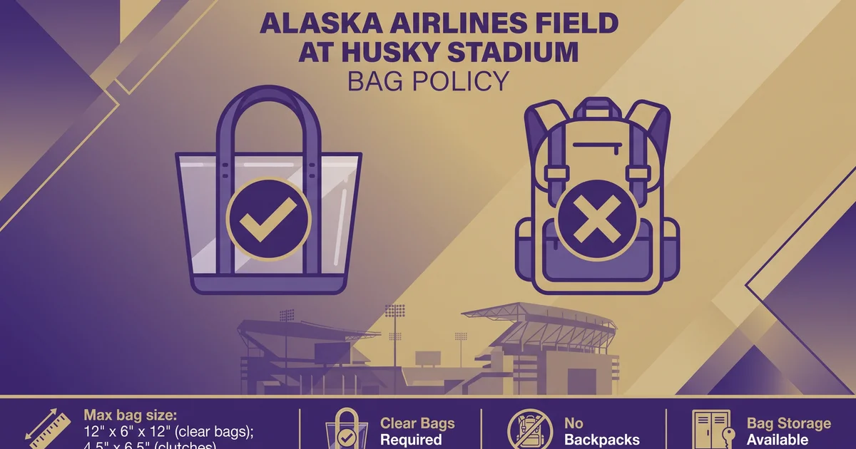 Uw Husky Stadium Bag Policy