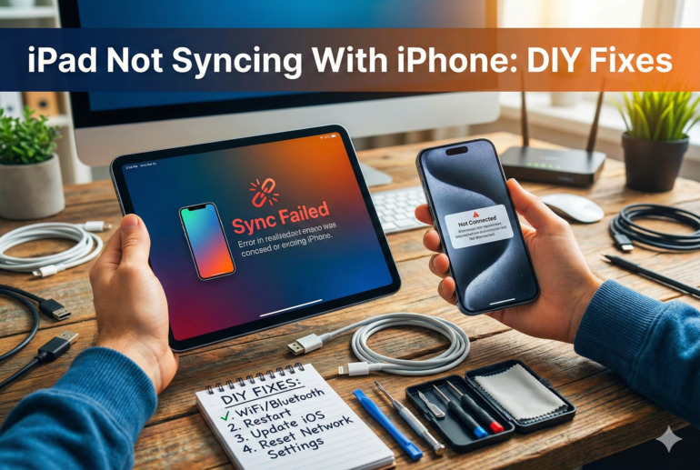 Ipad Not Synced with Iphone