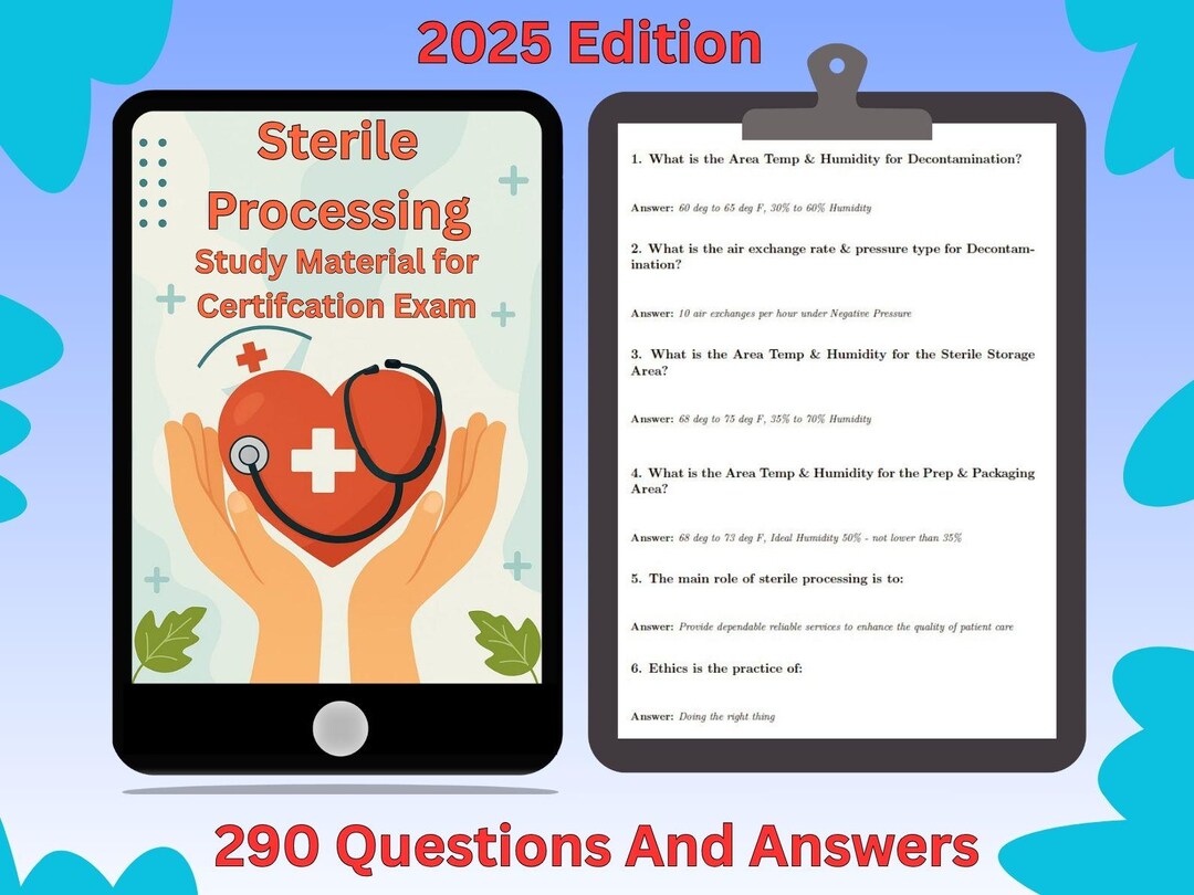 Sterile Processing Questions and Answers Pdf