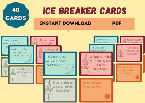 Mental Health Ice Breakers for Adults Pdf