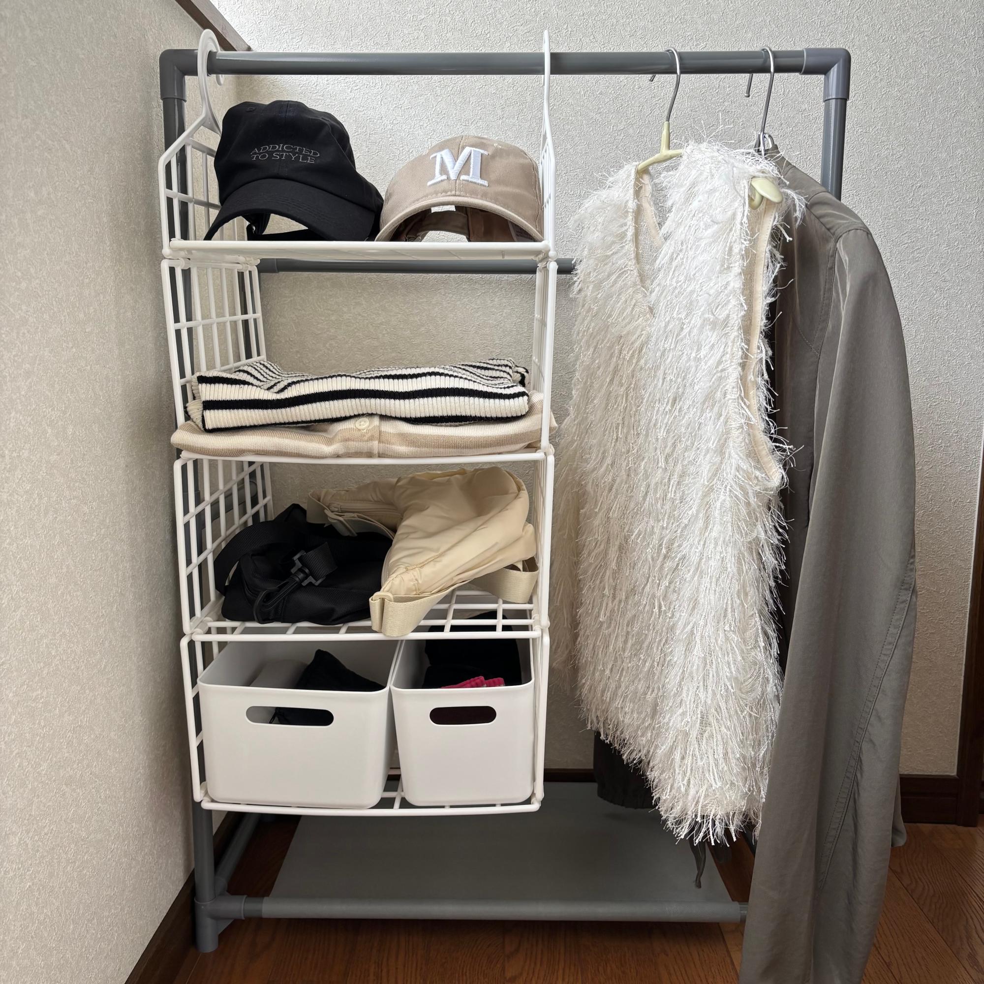 【本当に買い？】ダイソーのクローゼット吊り下げ収納の耐荷重と実力を徹底検証！