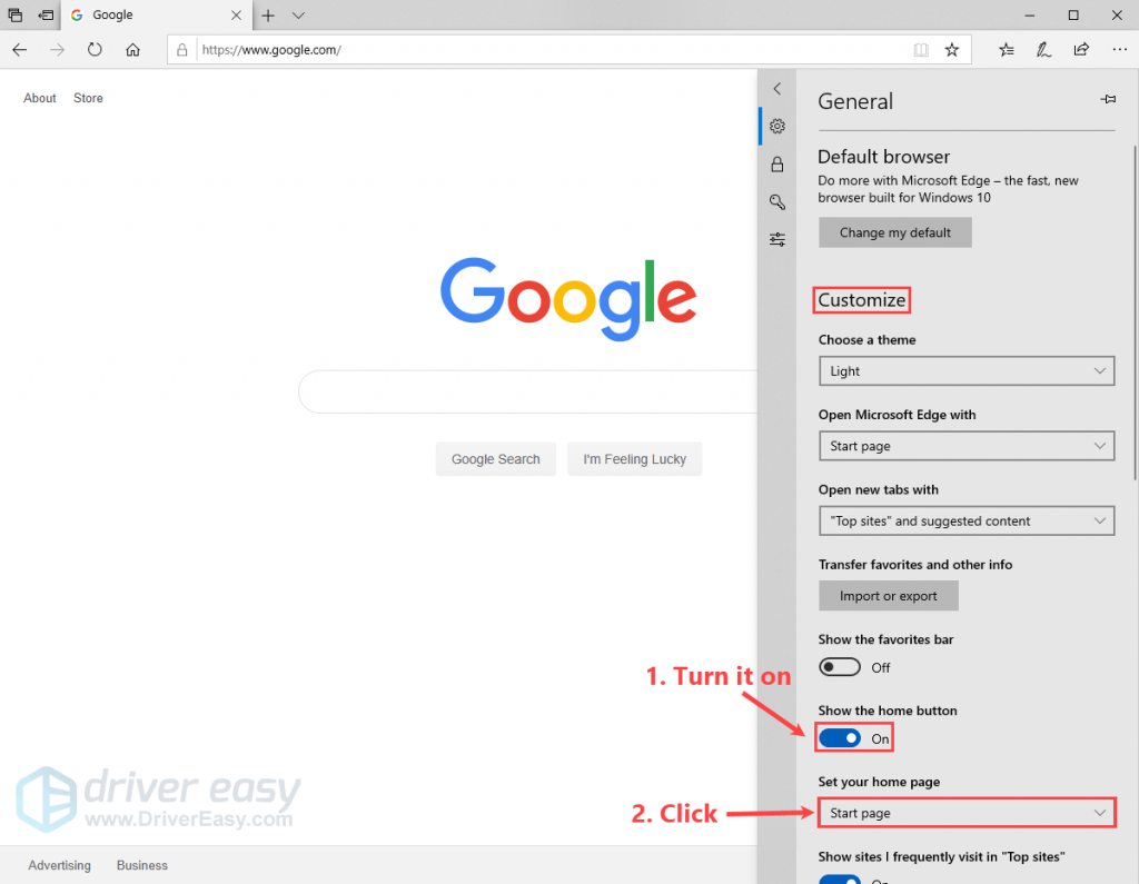 How to Make the Google Homepage