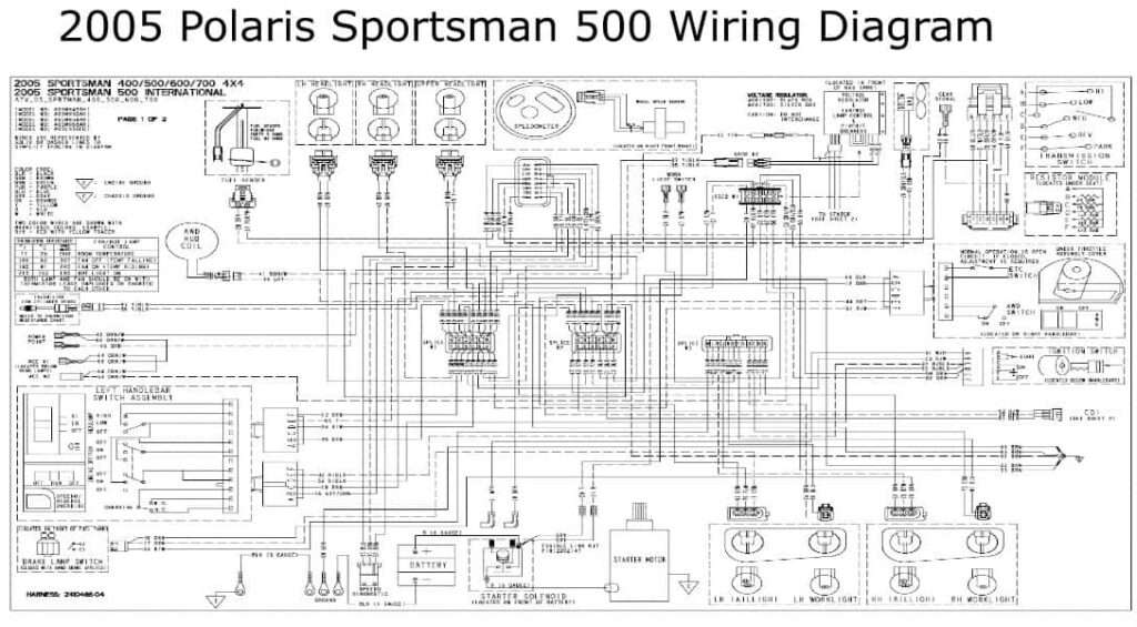 Wiring Diagram for Polaris Sportsman 500