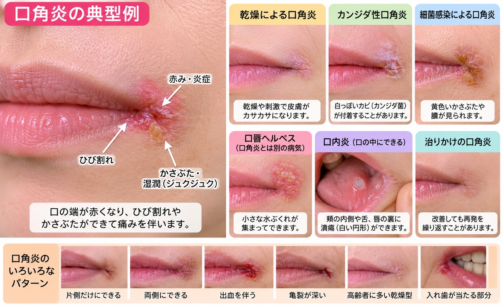 口角炎は重大な病気のサイン？治らない原因と危険な疾患を徹底解明