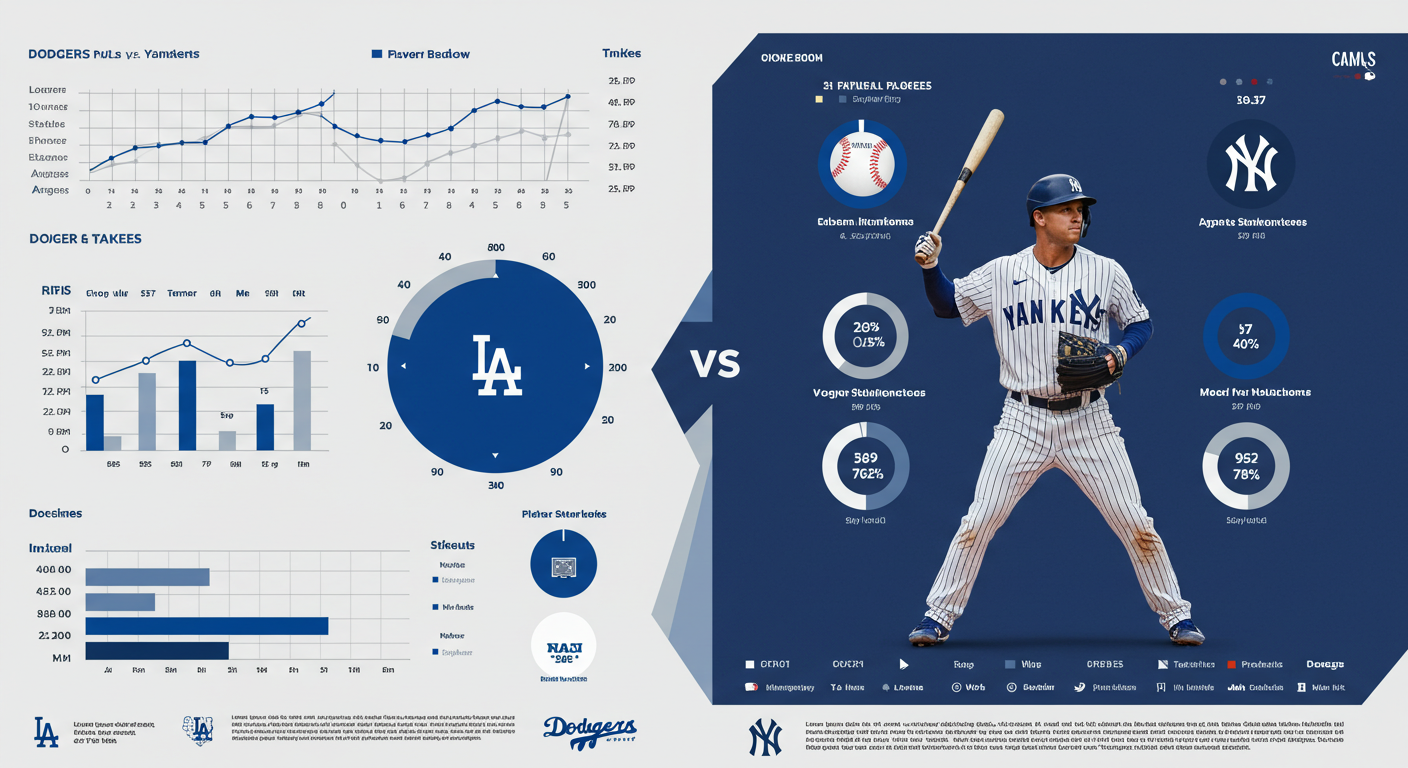 New York Yankees vs Dodgers Match Player Stats