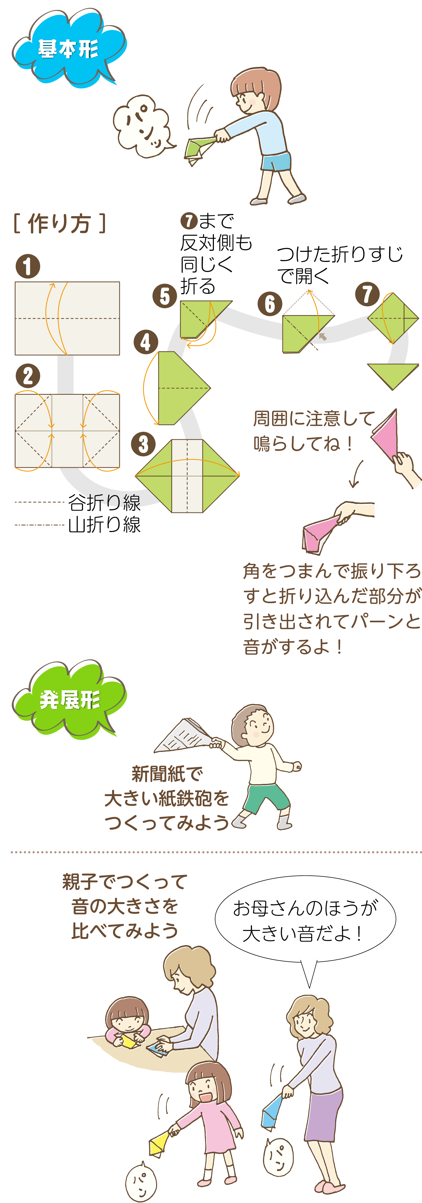 音が鳴る折り紙の作り方徹底解説！紙鉄砲が鳴らない理由と快音の裏技