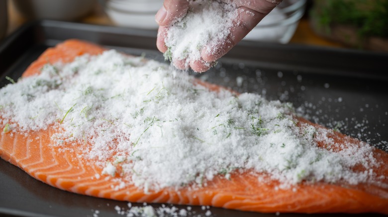 Salt for Curing Salmon