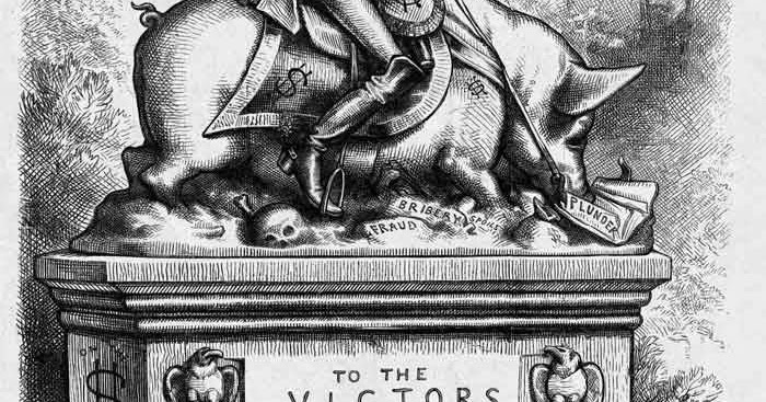 To the Victors Belong the Spoils Cartoon Meaning