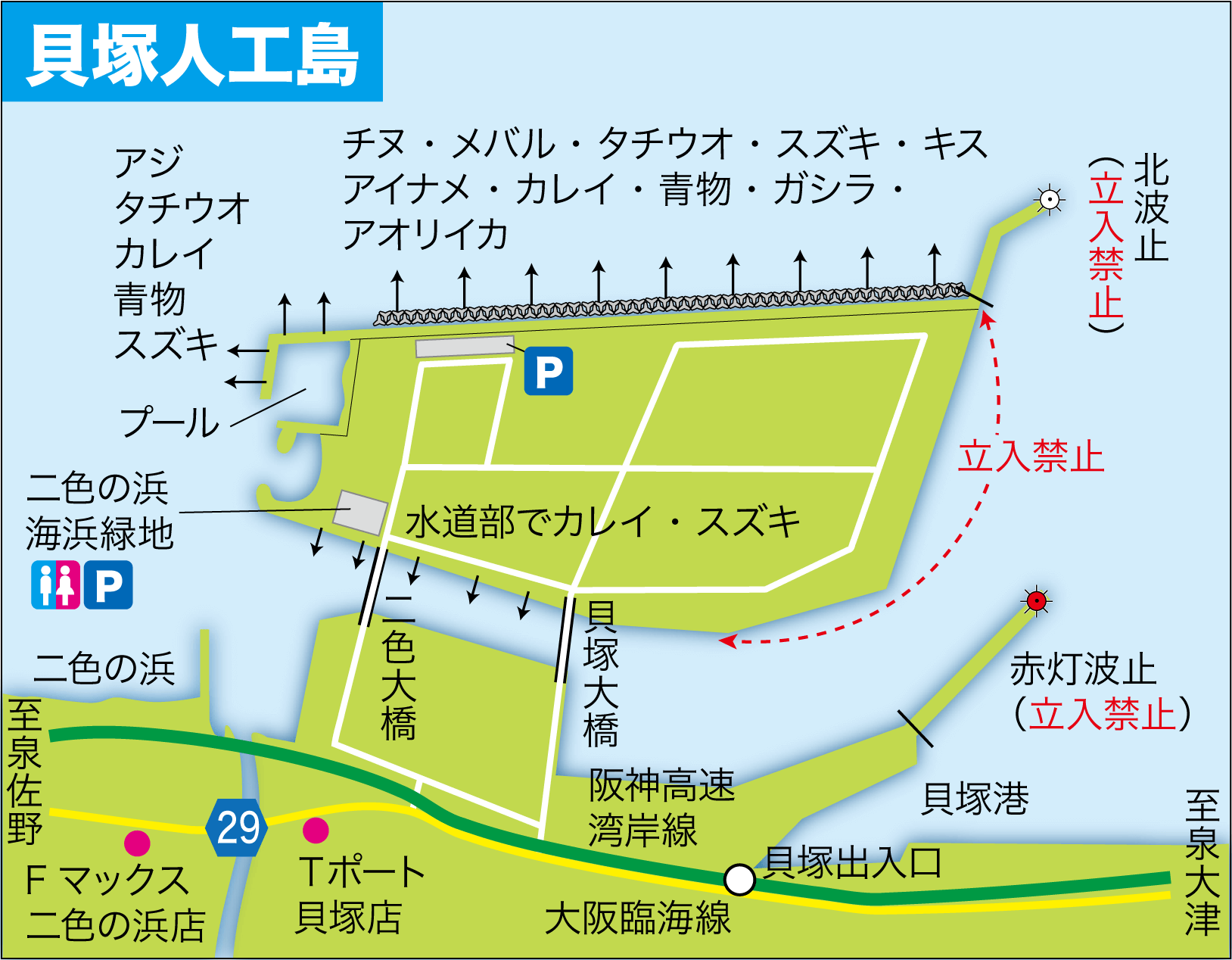 貝塚人工島水路の現在！釣り禁止の真相と最新釣果＆仕掛け攻略