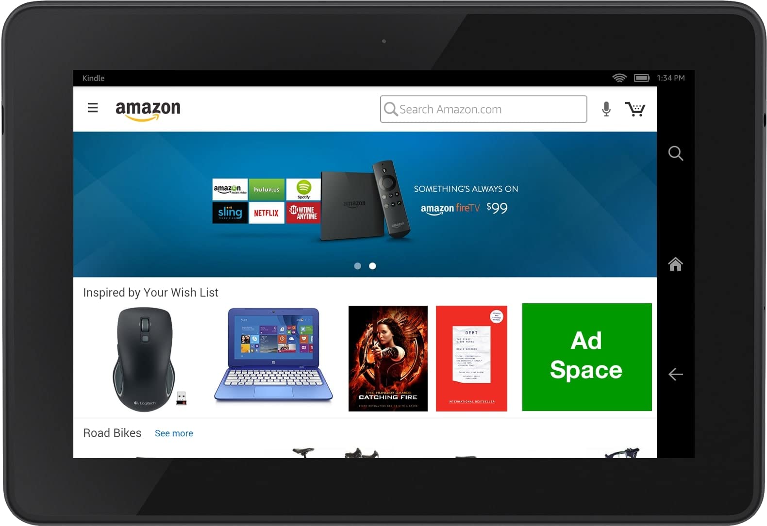 Amazon Shopping App for Android Tablet