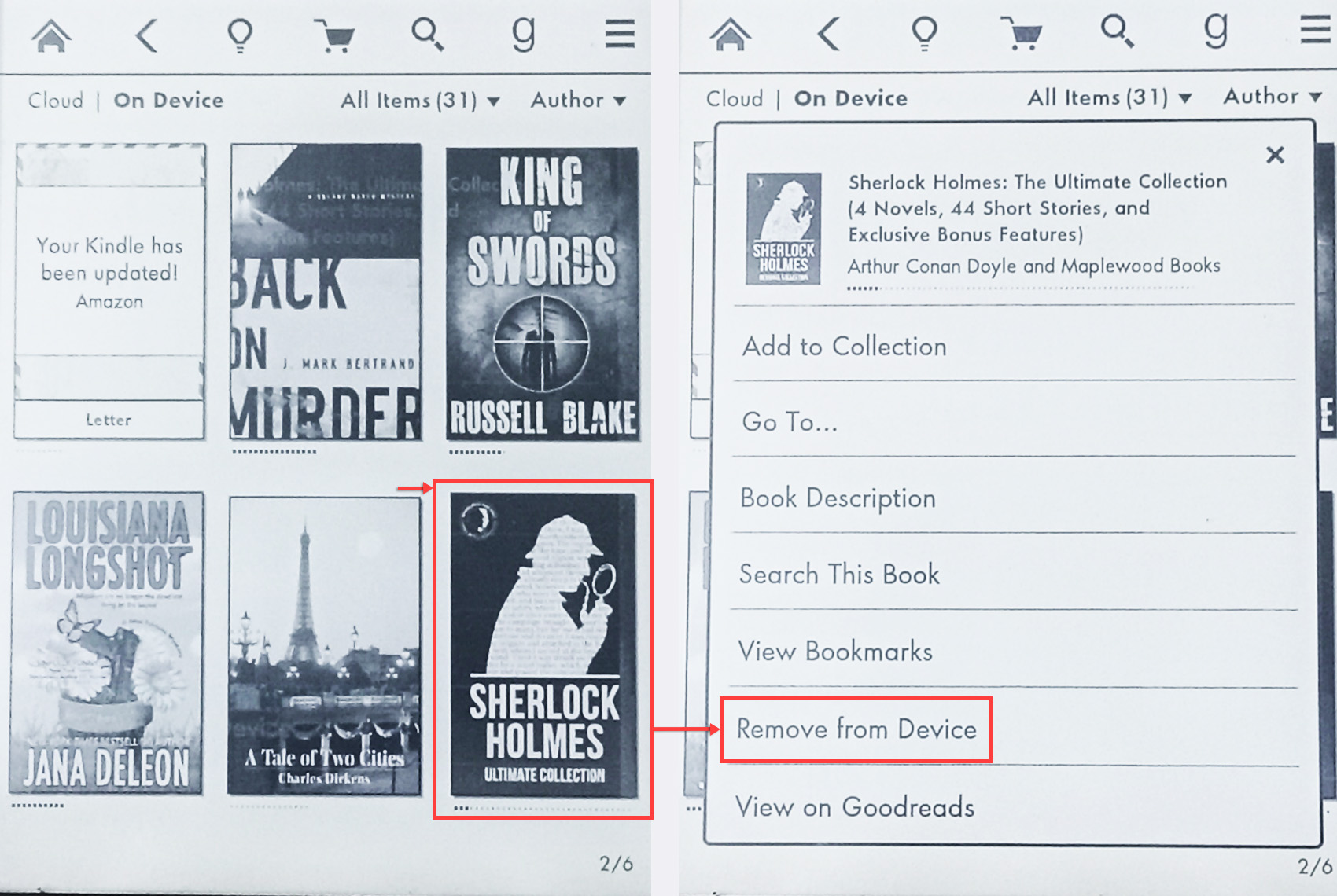 How to Remove a Kindle Book