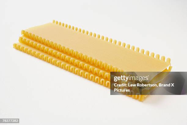 Uncooked Noodles in Lasagna