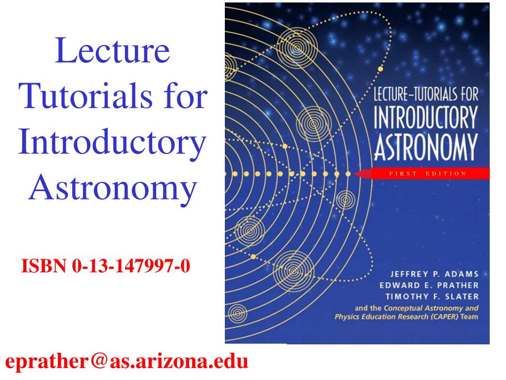 Lecture Tutorials for Introductory Astronomy Answers