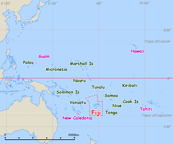 【2026年最新】フィジーの場所はどこ？地図で読み解く位置と治安の実態