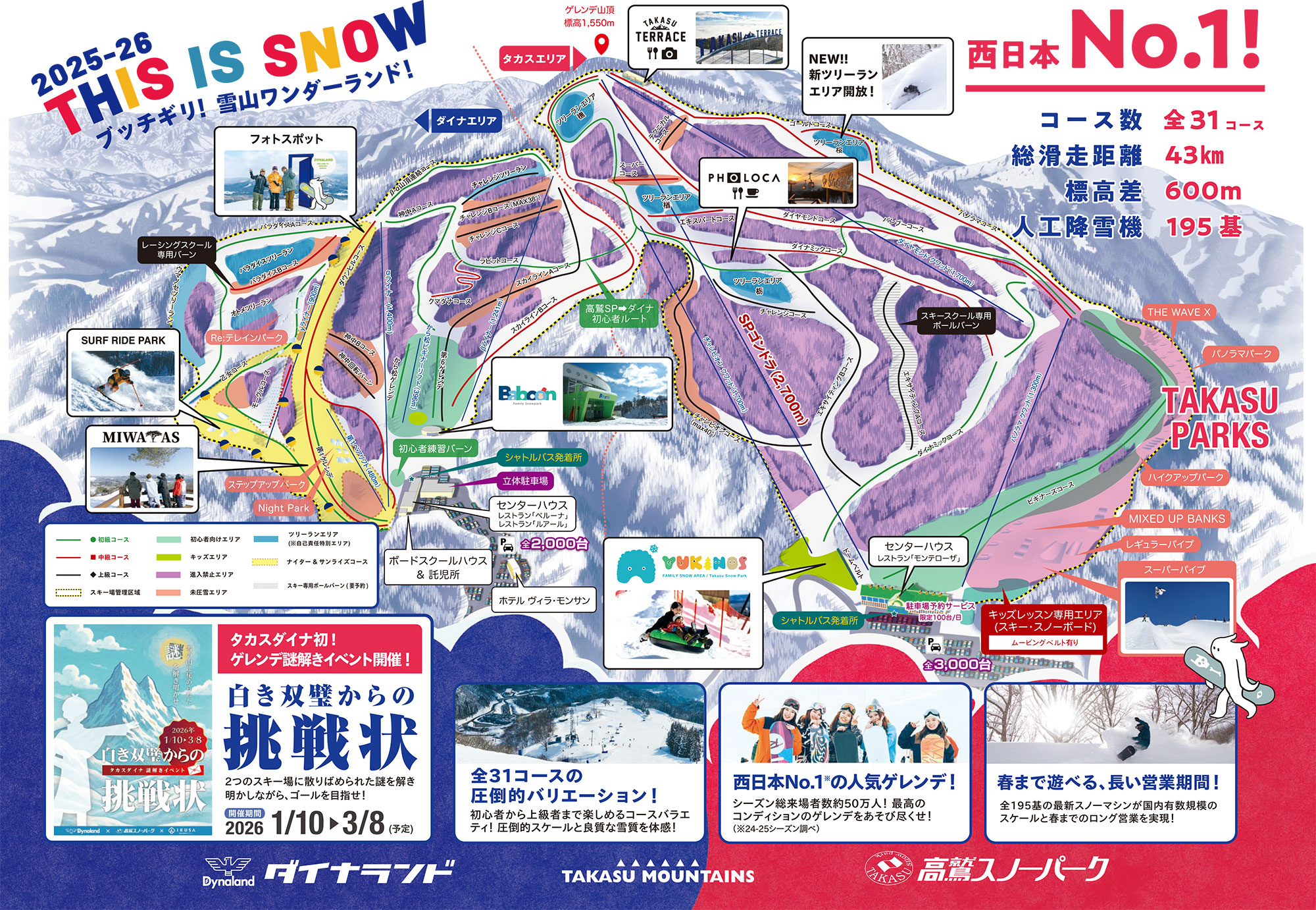 高鷲スノーパーク2026完全攻略｜混雑回避と割引・積雪の真相