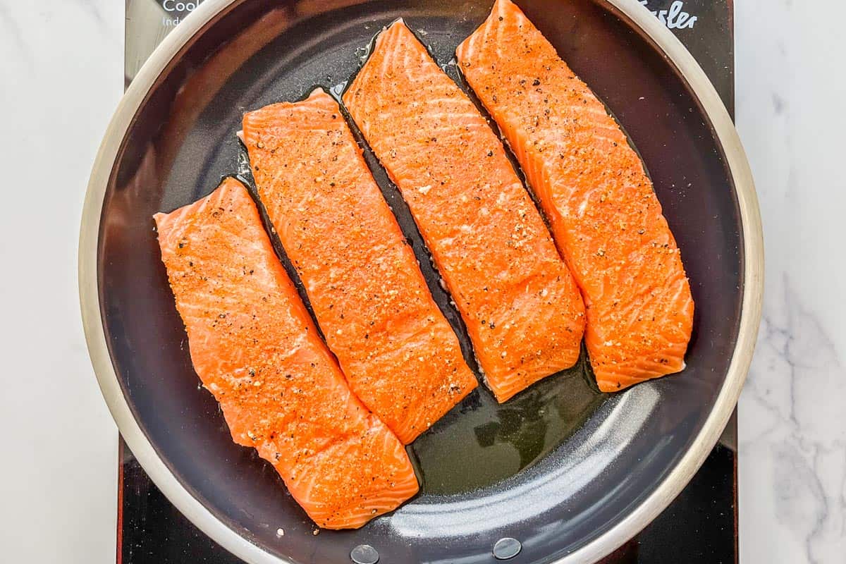 When Cooking Salmon Is It Skin Side Down
