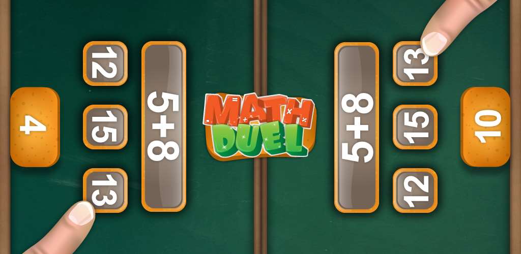 Math Duel 2 Player Math Game