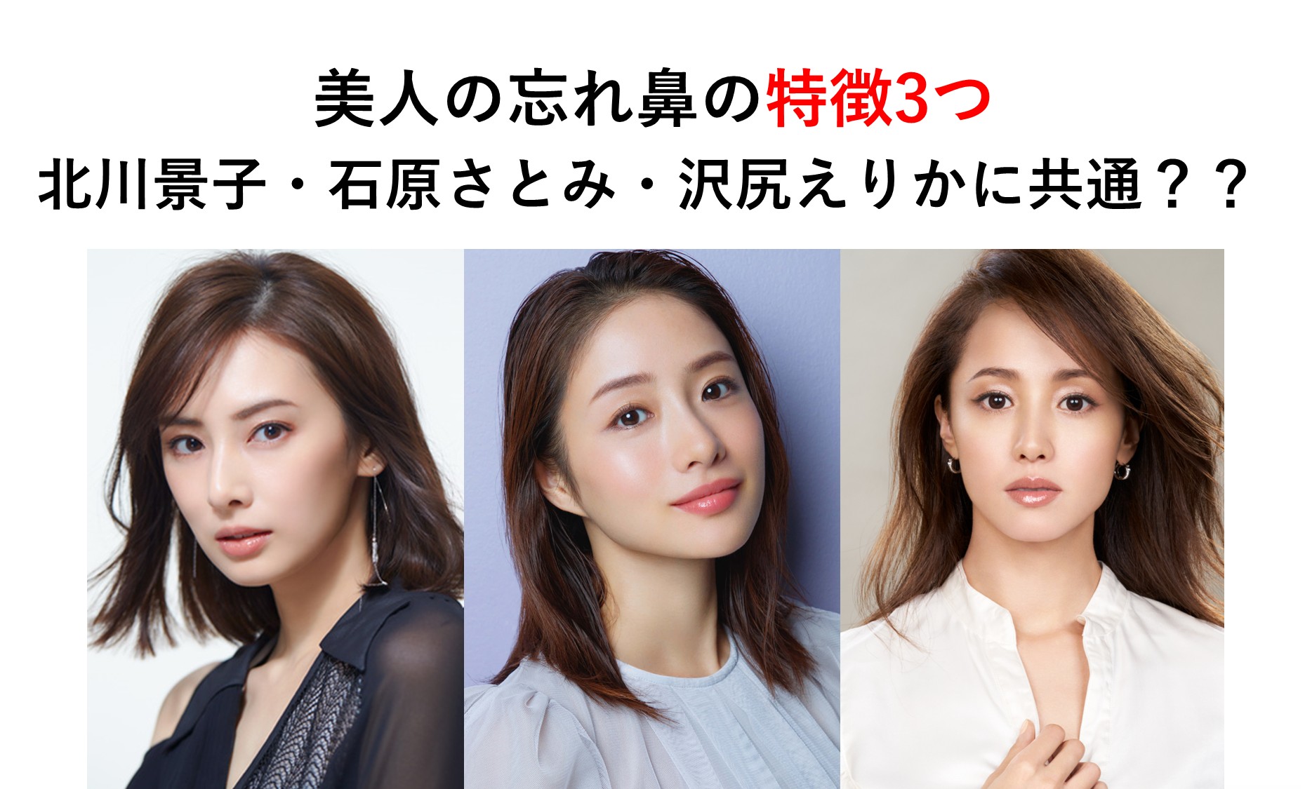 鼻が綺麗な芸能人2026年最新版！Eラインと忘れ鼻の黄金比解剖
