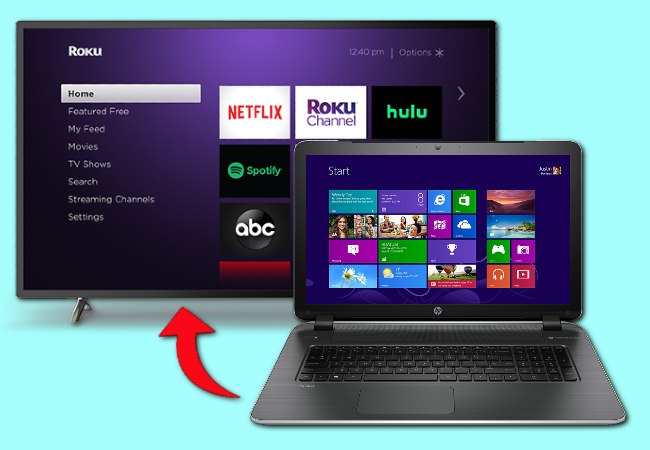 Screen Mirror to Roku from Pc
