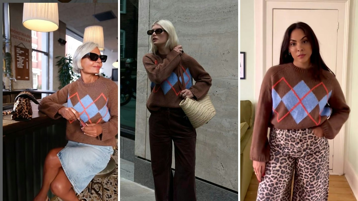 Marks & Spencer's Argyle Jumper Has Become a Fast-Selling Bestseller