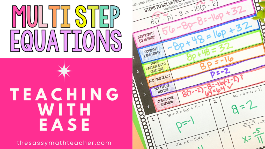 Multi Step Equations How Many Solutions Answer Key