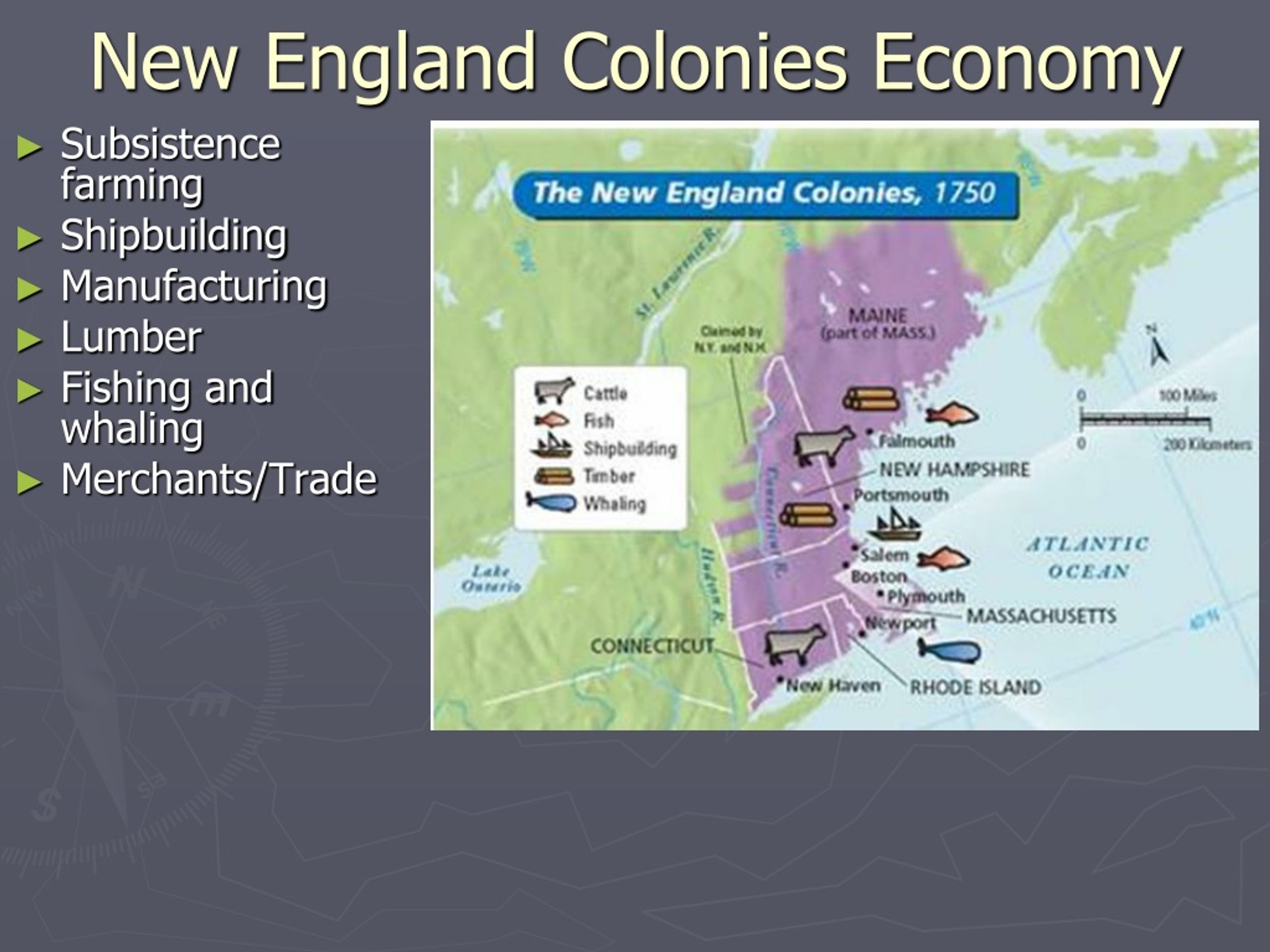 What Is the Economy of the New England Colonies