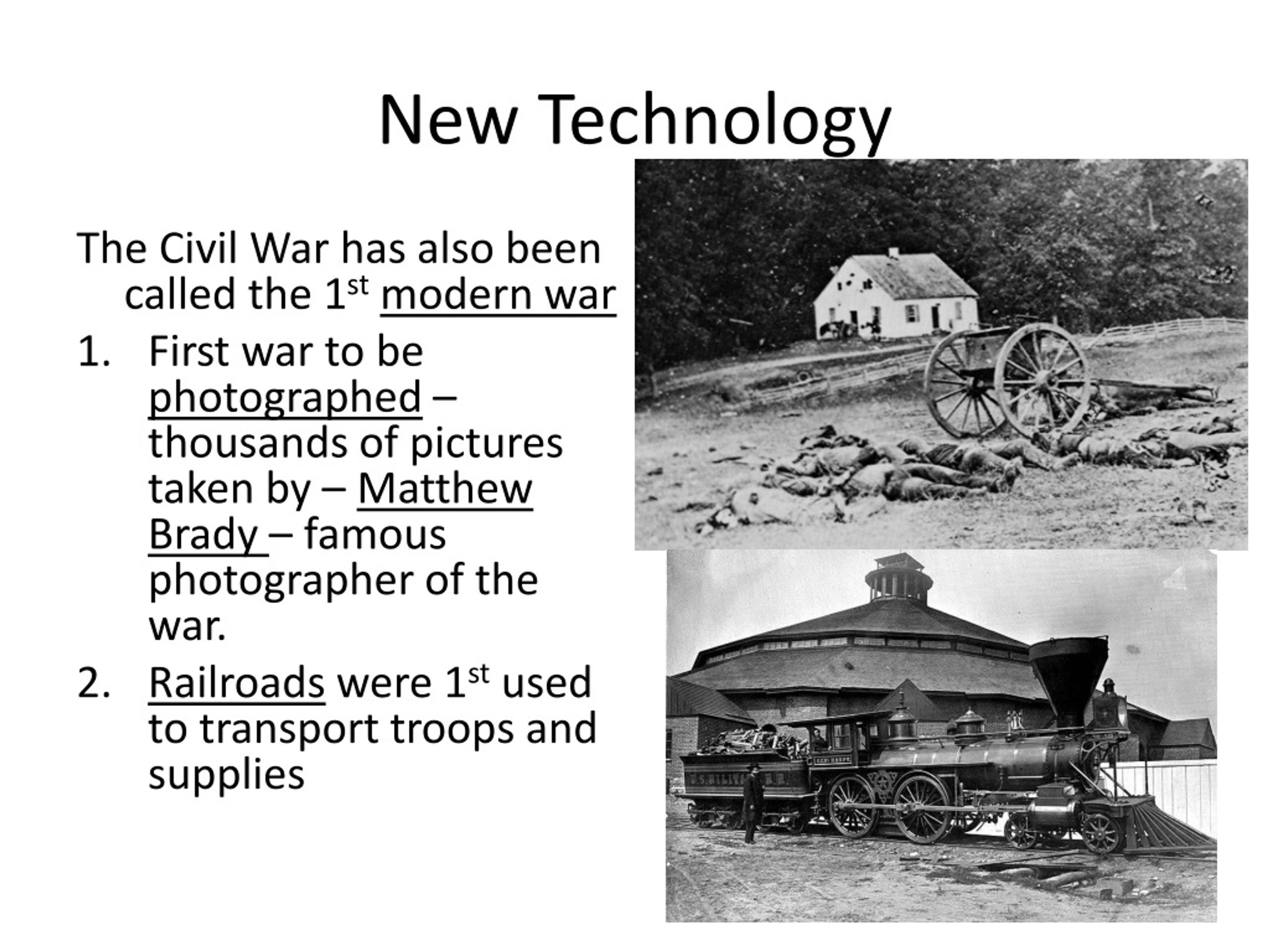 Technology Used in the Civil War