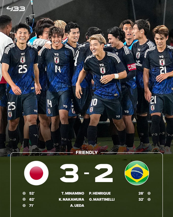 日本対ブラジルの歴代成績と最新結果！王国相手の激闘と勝敗の行方