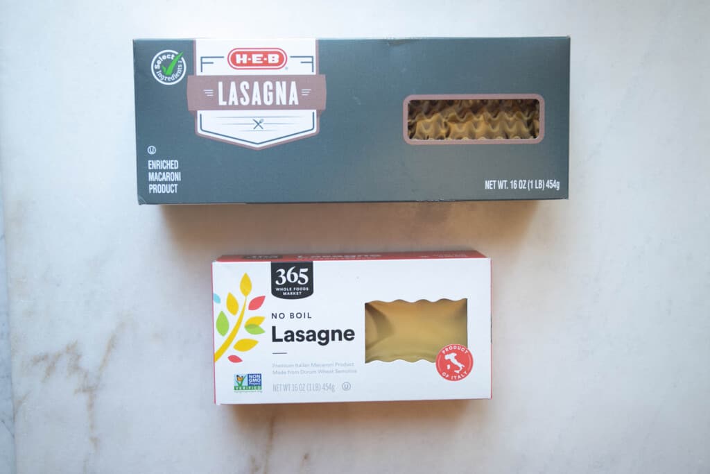 No Boil vs Boil Lasagna Noodles