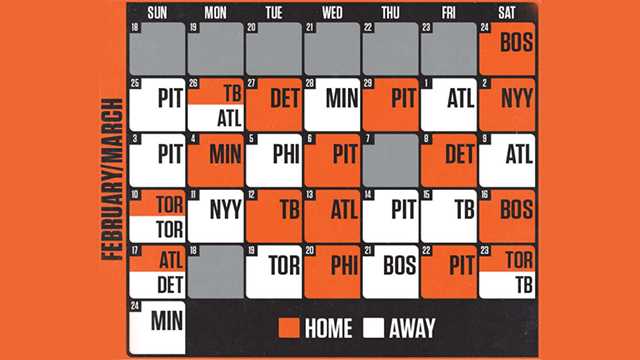 Baltimore Orioles Baseball Spring Training Schedule