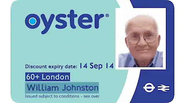 Applying for over 60 Oyster Card