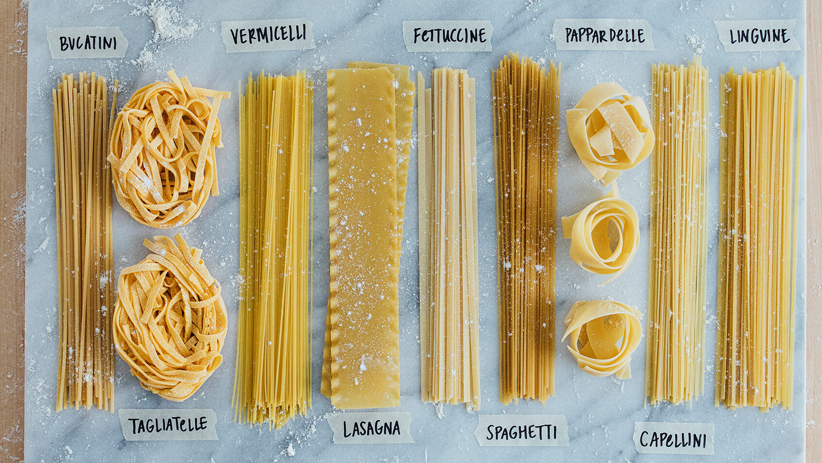 Linguine vs Spaghetti vs Fettuccine