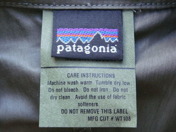 Patagonia Care Instructions