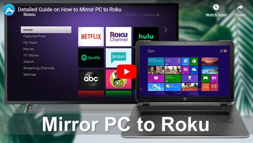 How to Cast from Pc to Roku