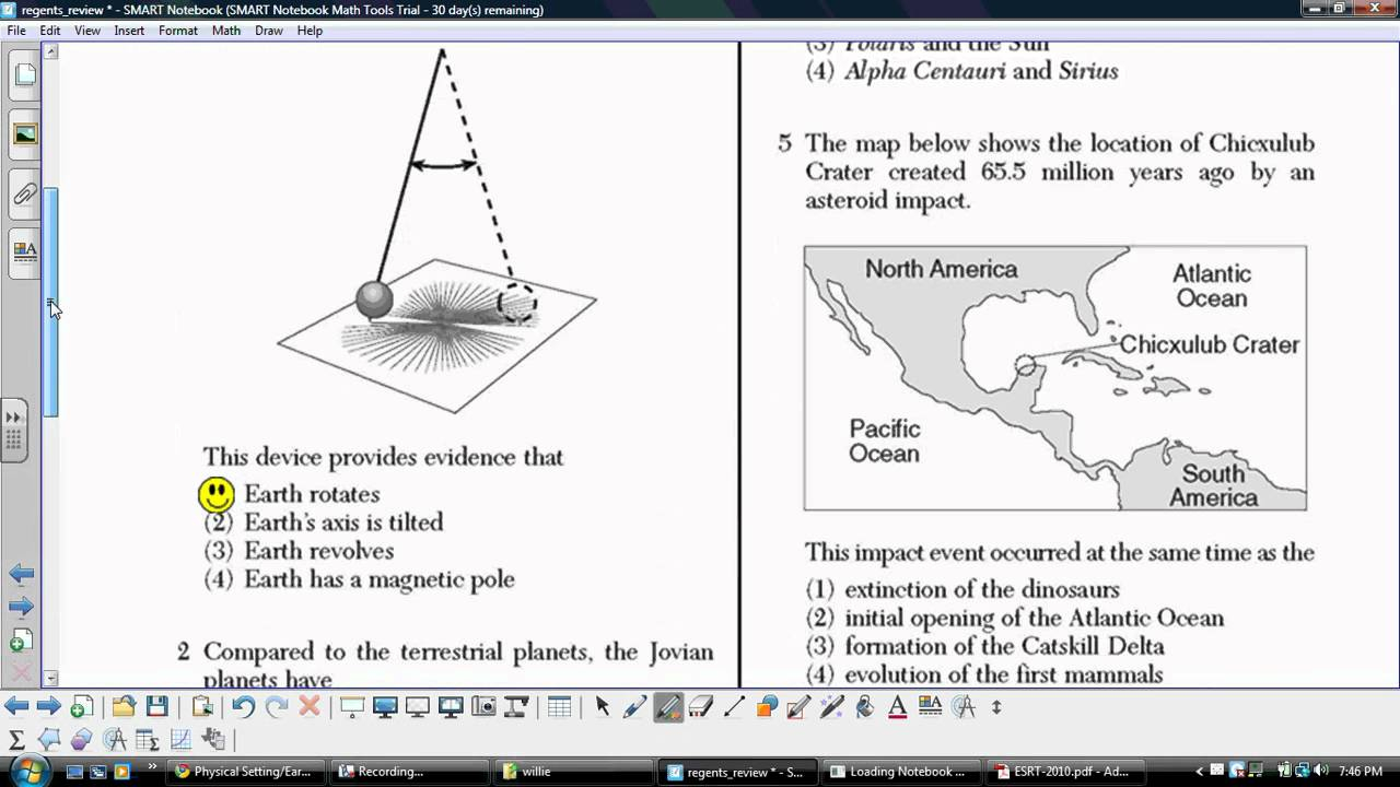 Earth and Space Science Regents Answer Key