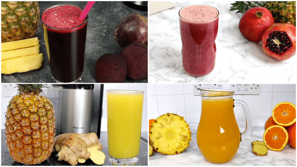 Juice Combinations with Pineapple