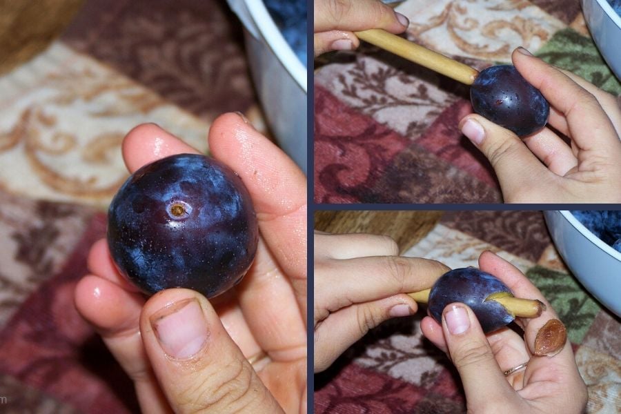 How to Pit a Plum