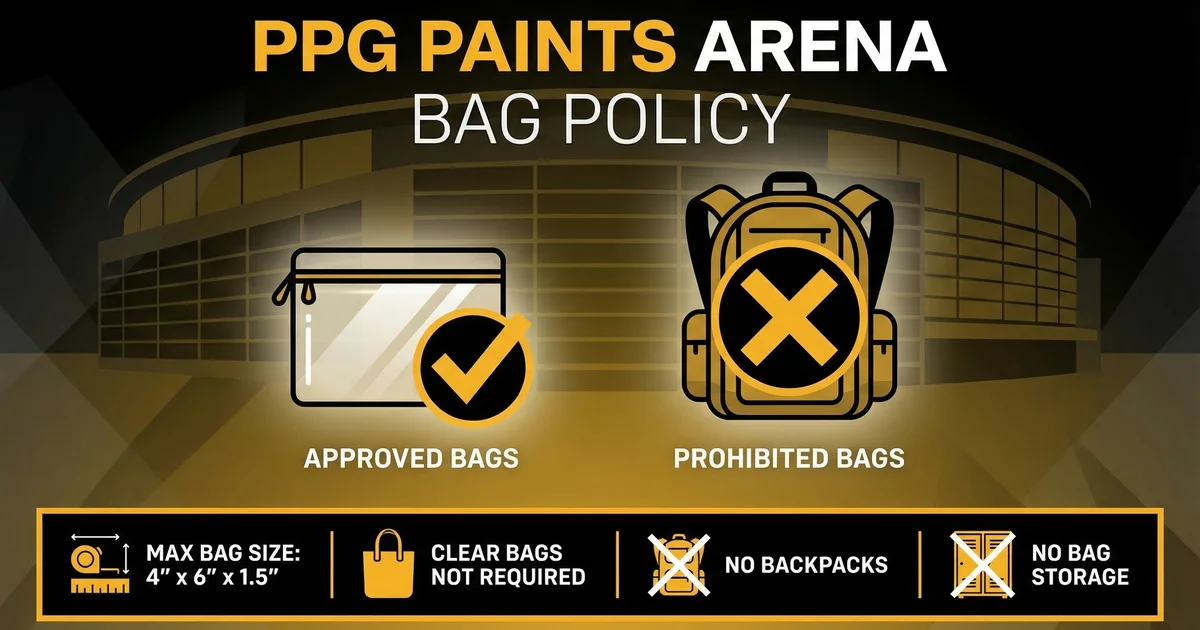 Ppg Bag Policy for Concerts