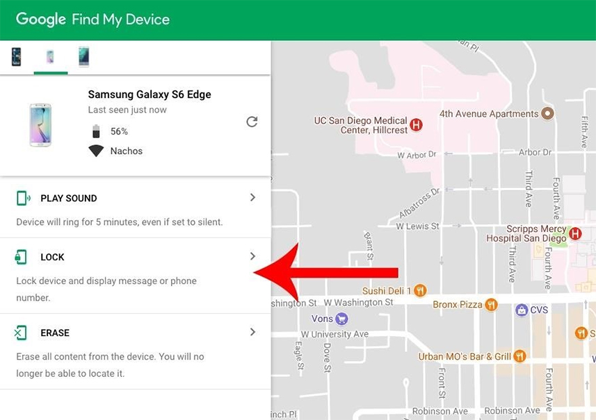 Find My Device Unlock Phone
