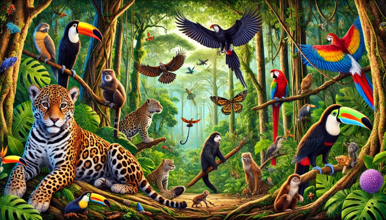 Habitats in a Rainforest