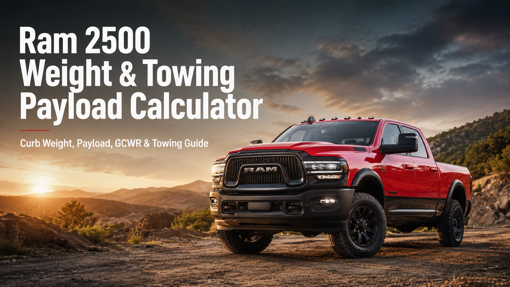 How Much Does a 2026 Ram 2500 Weigh