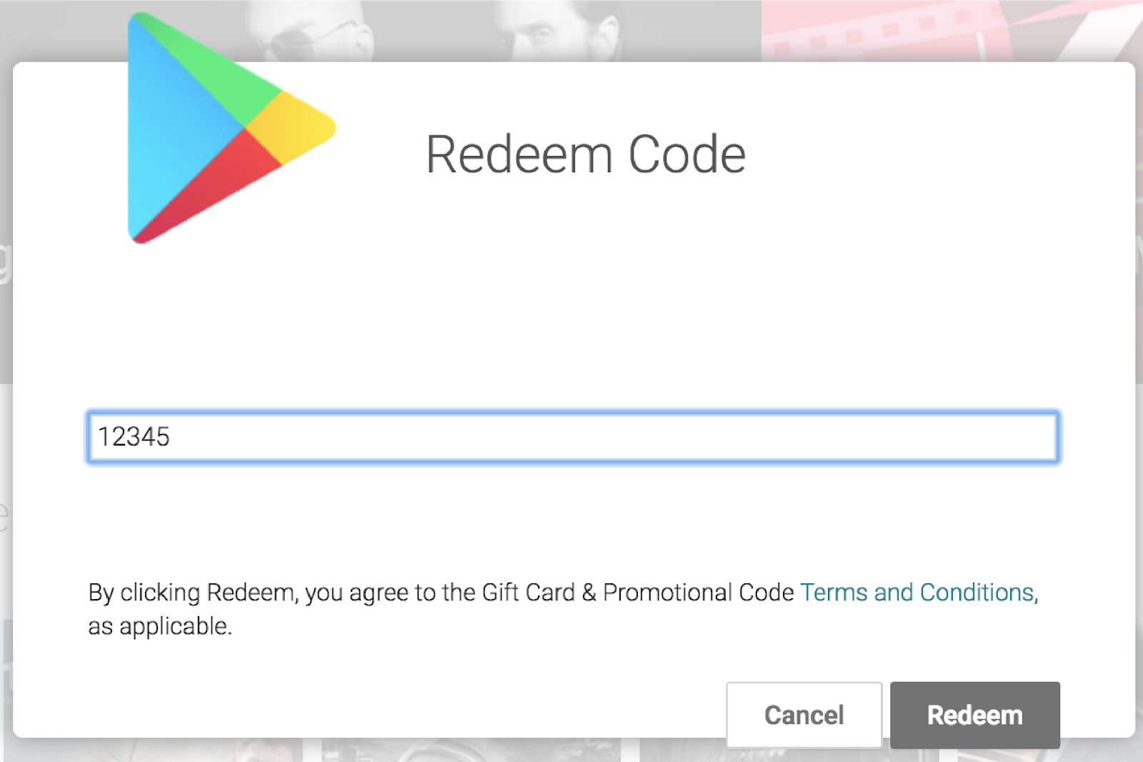 رمز استرداد القيمة Google Play مجانا