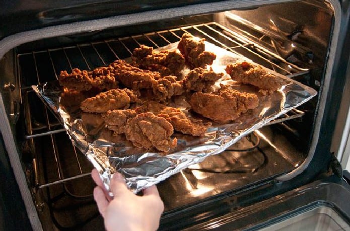 Reheating Breaded Chicken in Oven