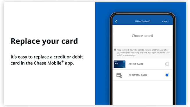 Chase Phone Replacement