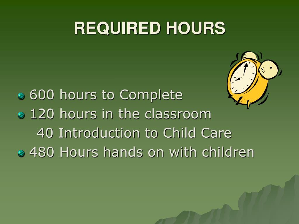 Free Early Childhood Education Training Hours